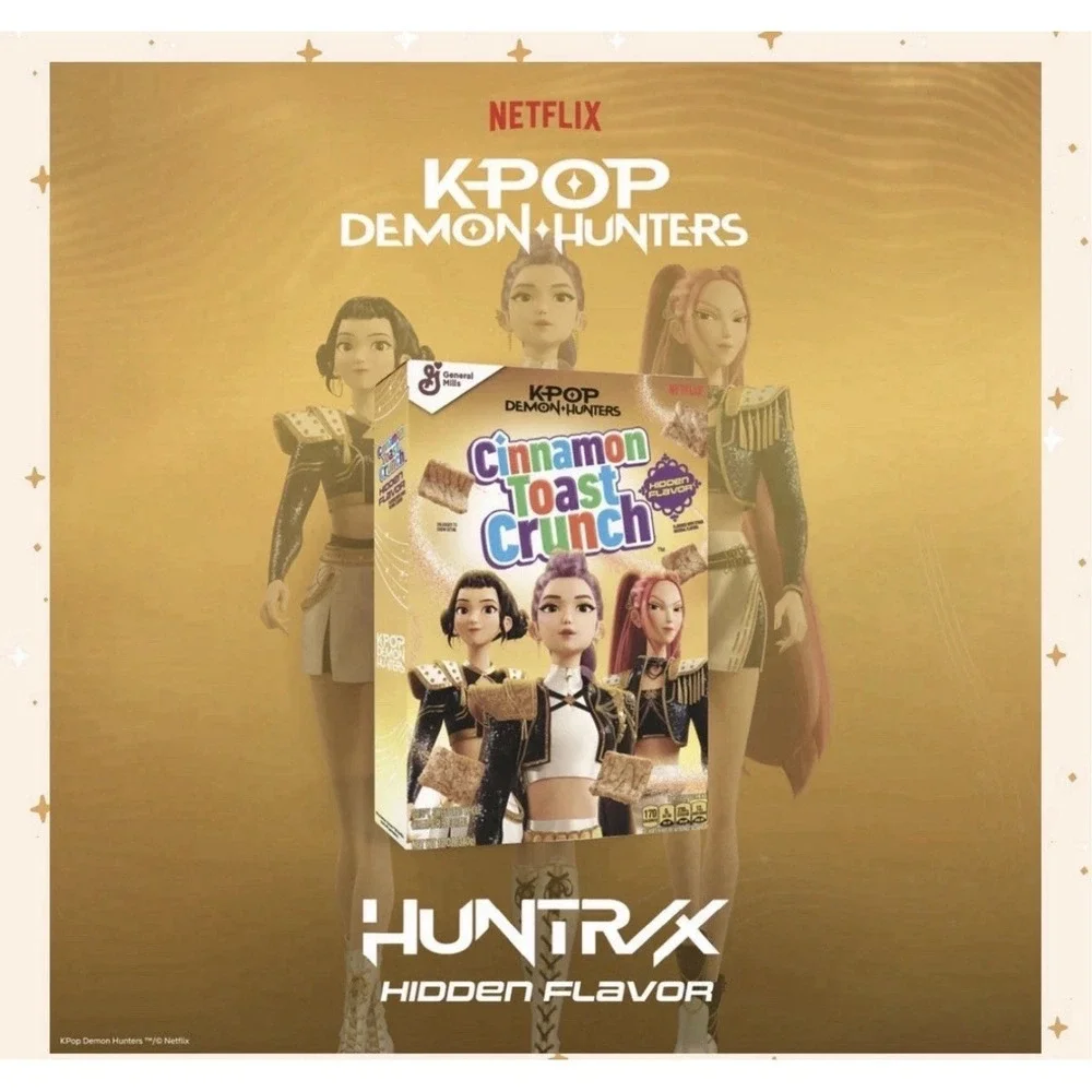 KPOP Demon Hunters Cinnamon Toast Crunch 2 Box Set Netflix Promo Limited Edition